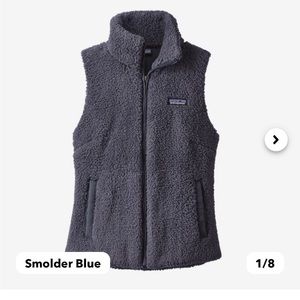 Blue Patagonia fleece vest, women’s medium- 2024